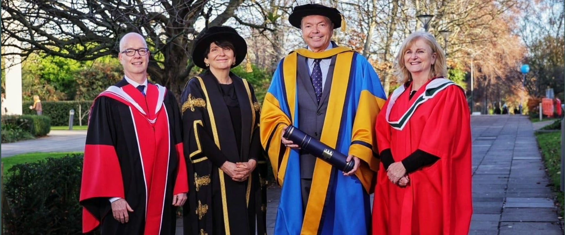 Mark Dobbin receives Honorary Degree 